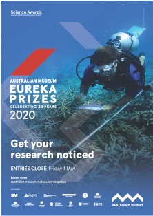 Get your research noticed - A3 poster Eureka Prizes