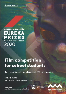 Sleek Geeks Science Eureka Prize - A 3 poster