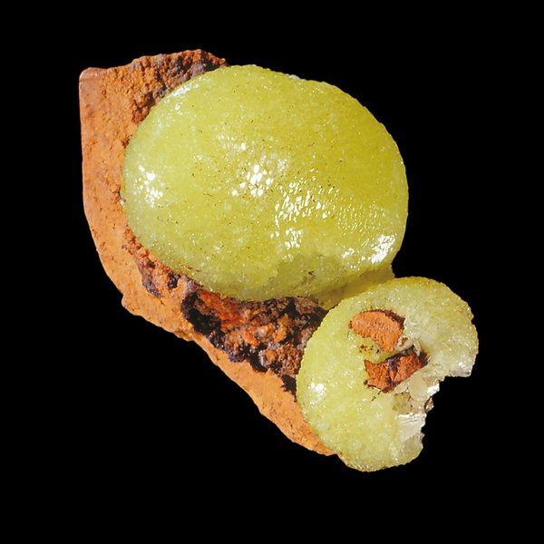 Adamite on limonite - D.50517