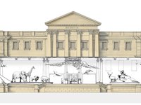 Artist's rendition of the Wild Planet gallery.