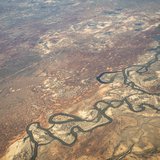 Aerial of the Menindee Lakes and surrounding areas.