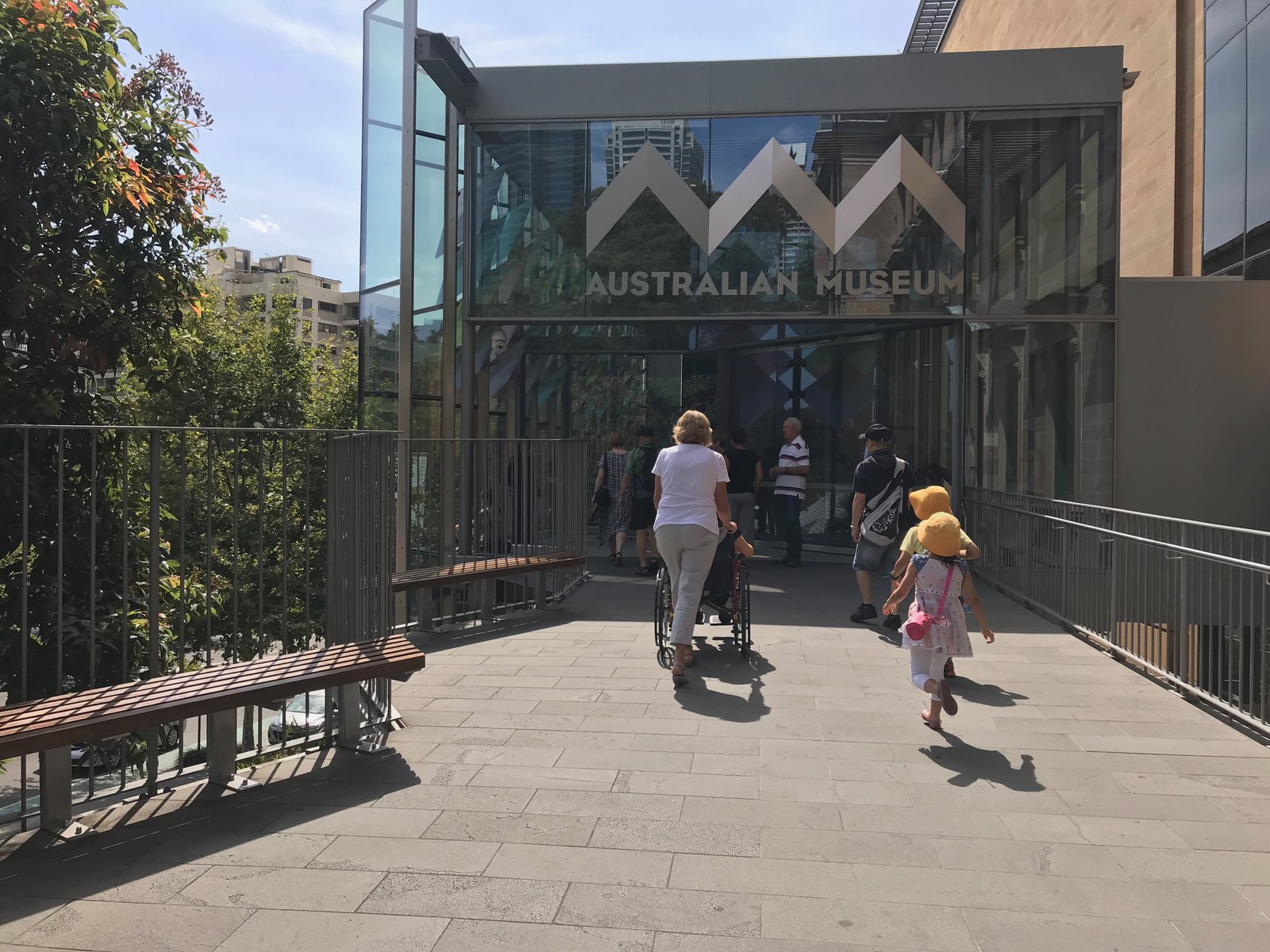 Museum walk entrance