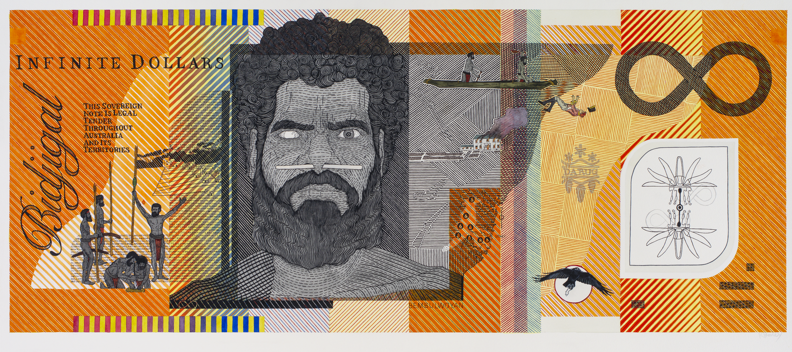 Pemulwuy (c 1750-1802) Blood Money – Infinite Dollar Note – Bembulwoyan Commemorative 2018
