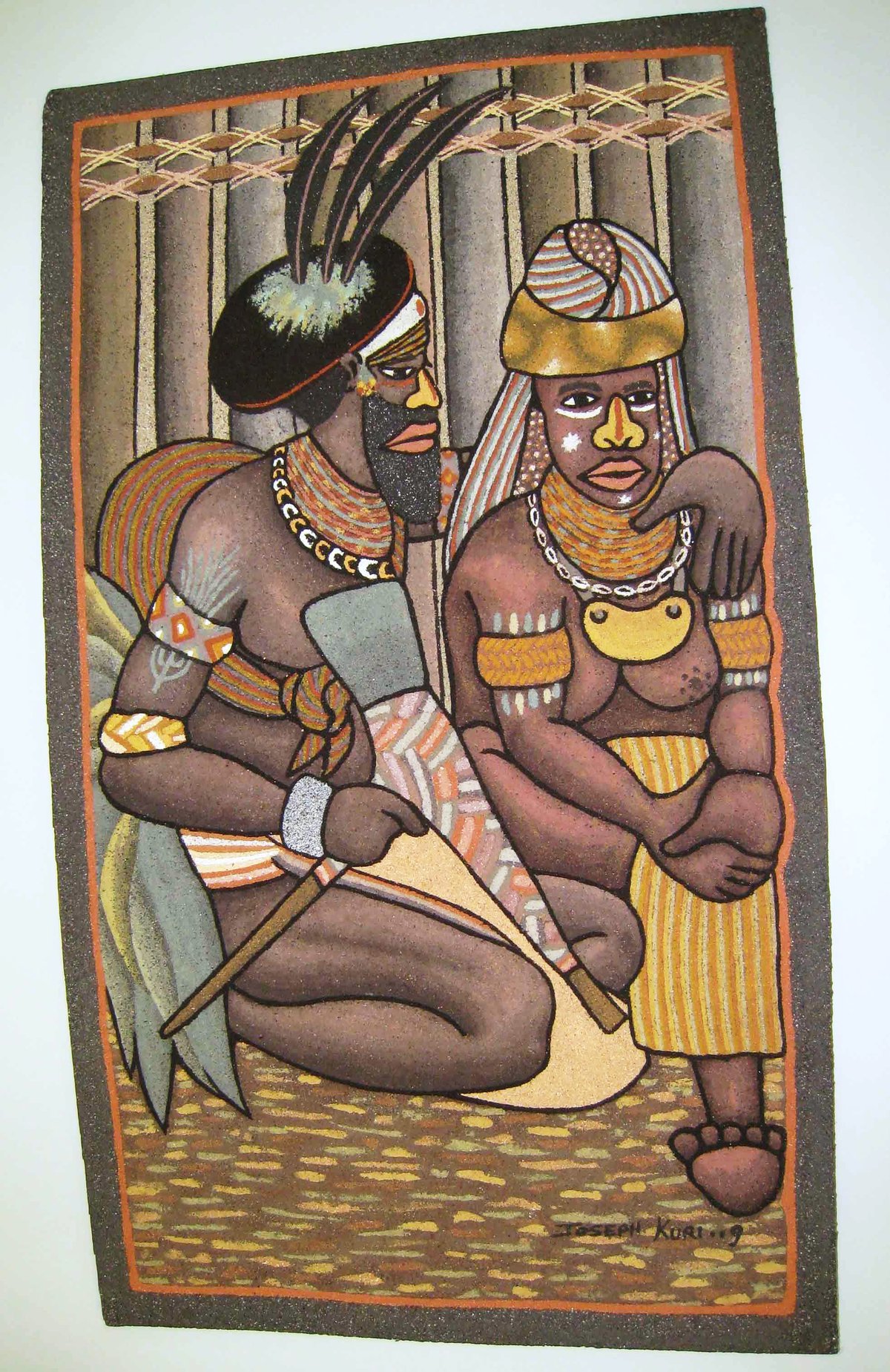 Sand paintings from Enga The Australian Museum Blog