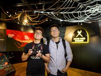 Spiders Exhibition Photograph Stock