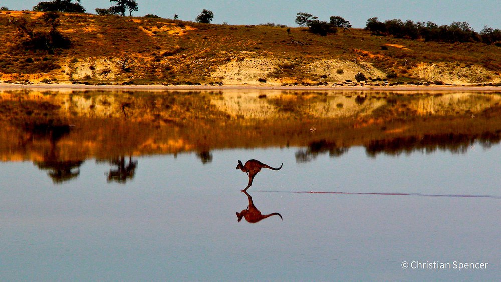 Outback mirage by Christian Spencer, Victoria