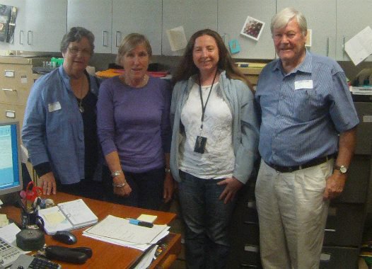 Oyster farmers visit the Museum