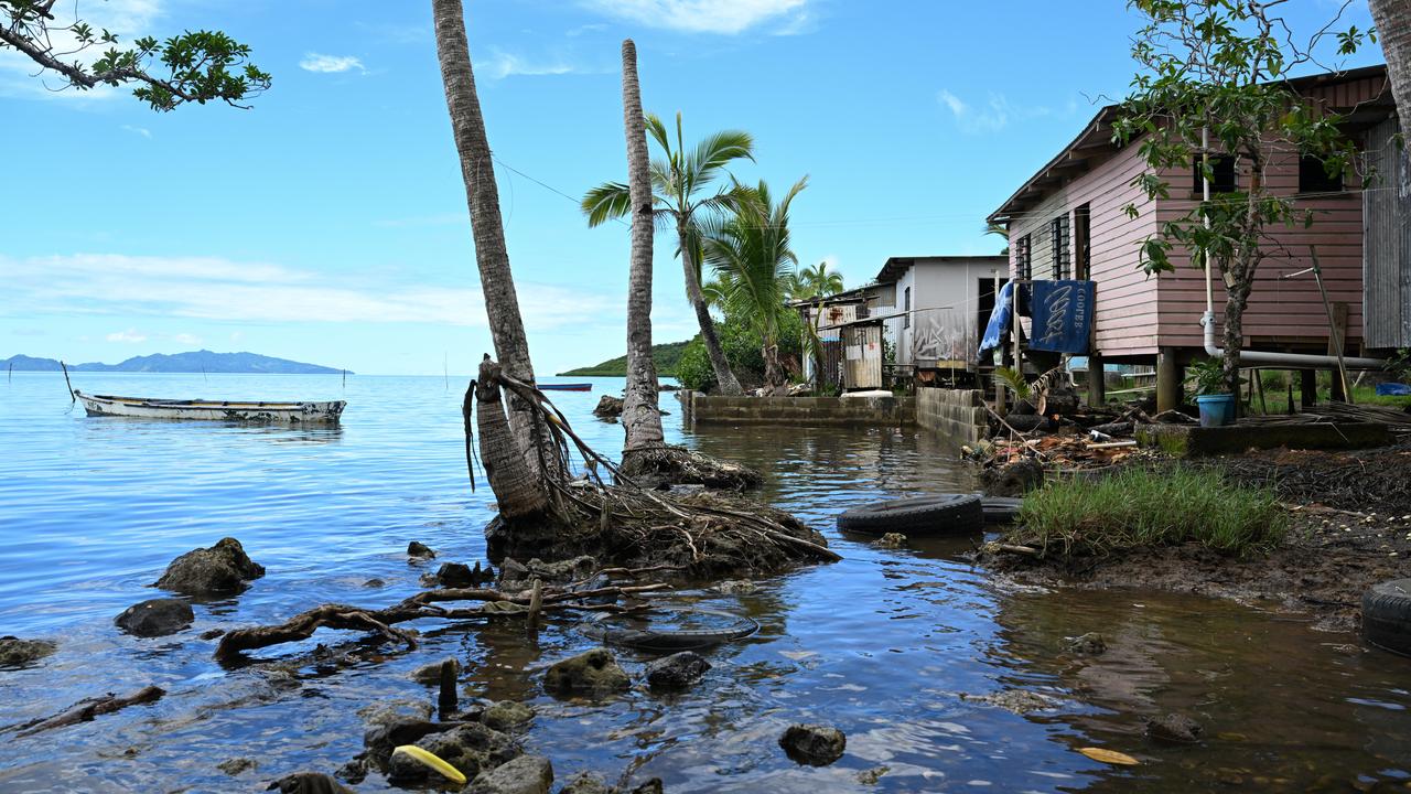 A file photo of village homes in Fiji 