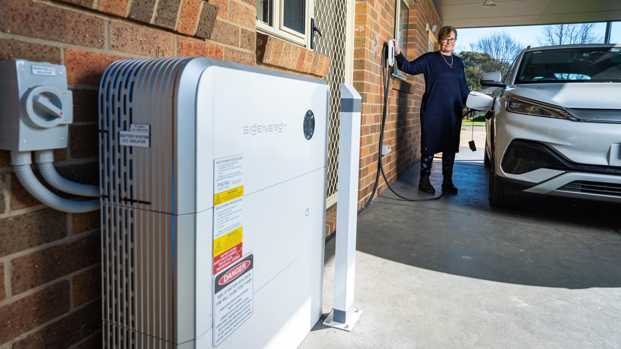 A home battery (file image)