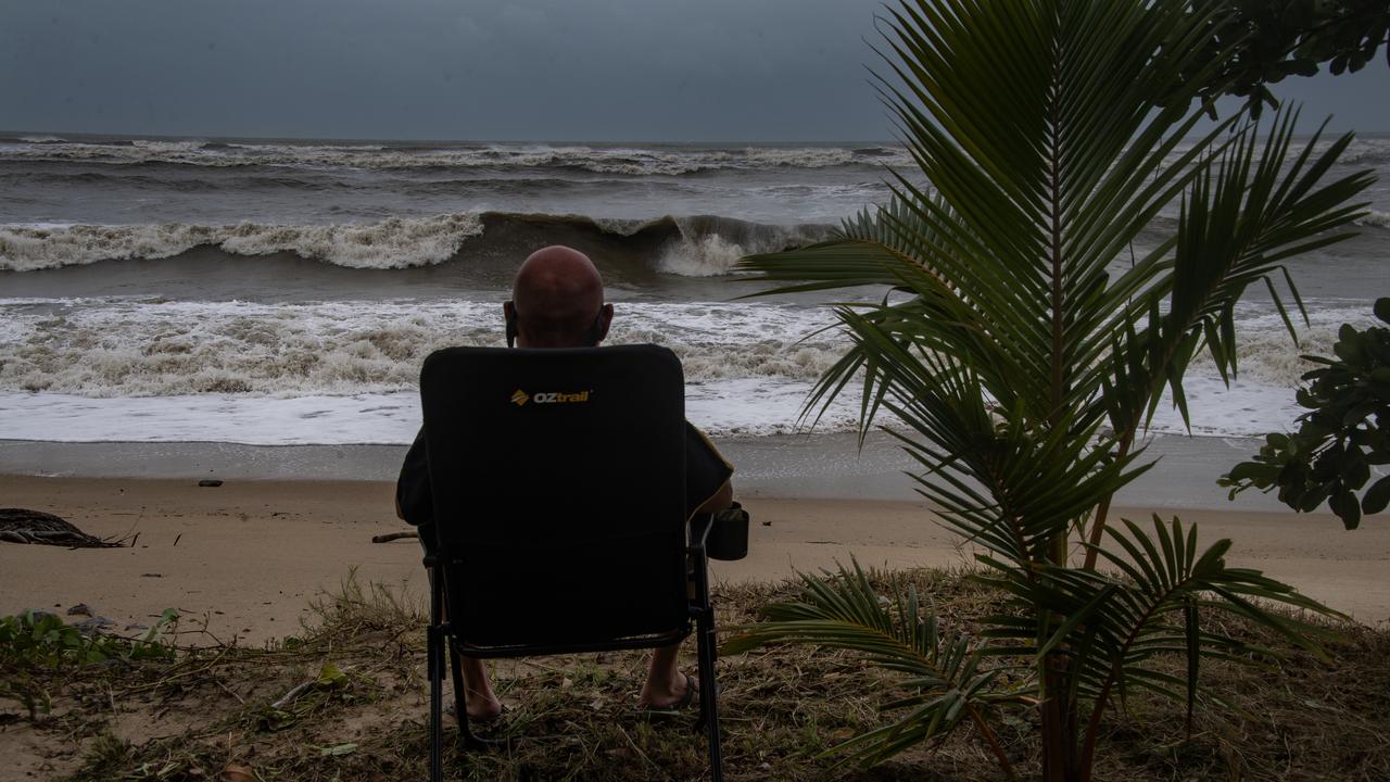 A person look out on the Coral Sea in Port Douglas (file image)