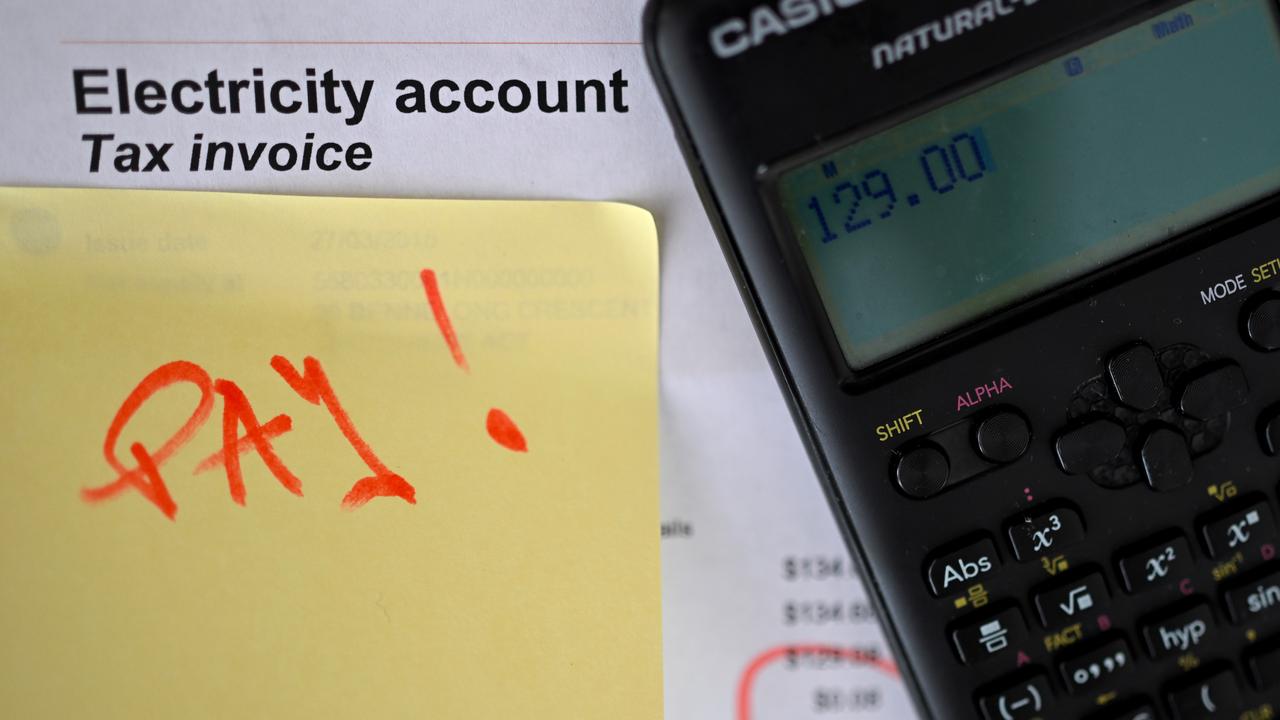 A photo illustration of an electricity bill (file image)