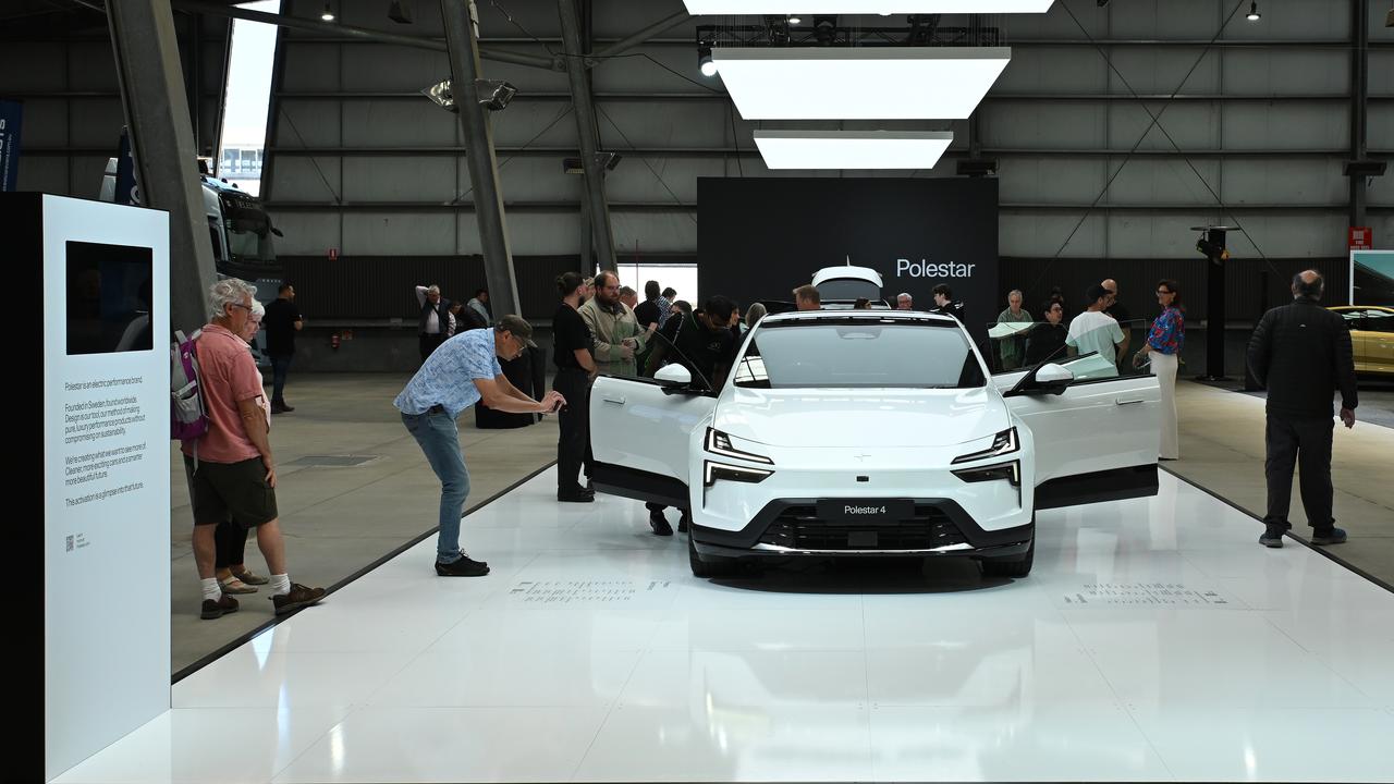 A Polestar 4 electric vehicle