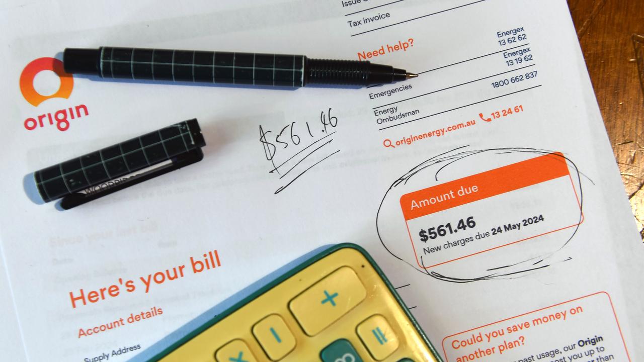 A residential electricity bill (file image)
