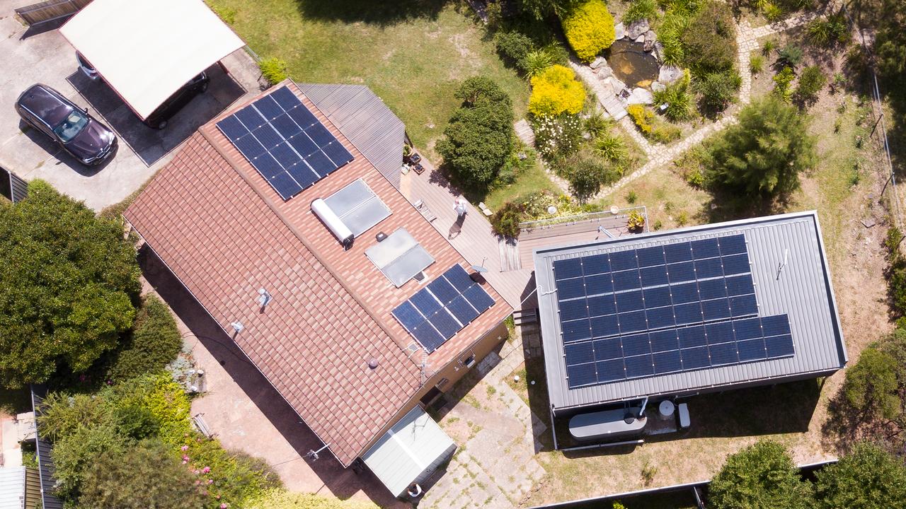 A residential rooftop solar unit (file image)