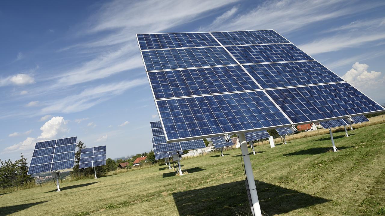 A solar power plant in Czech Republic (file)