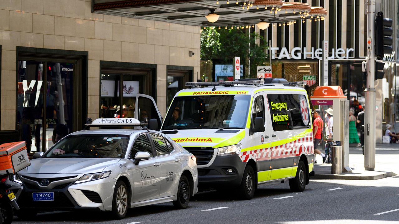 Ambulance in Sydney during a heatwave
