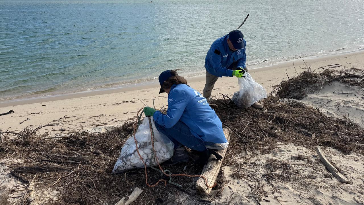 Disaster Relief Australia beach clean-up operation (file image)