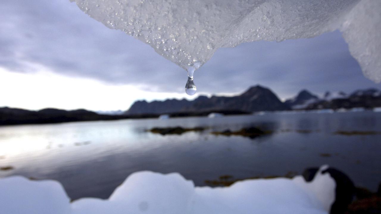 Ice melting in Greenland