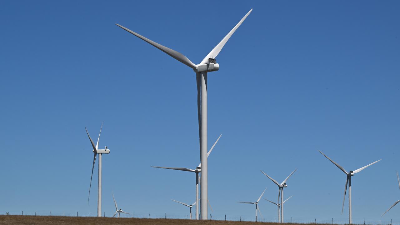 Power-generating wind turbines (file image)