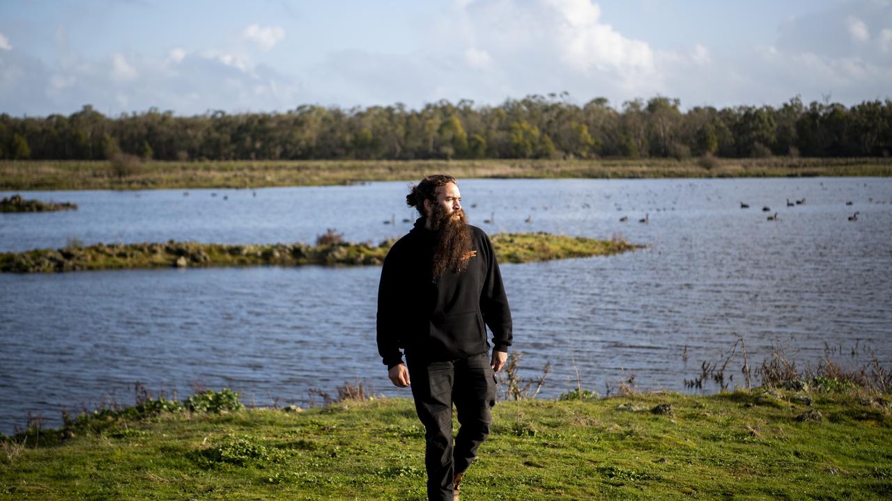 Ranger Aaron Morgan at Budj Bim