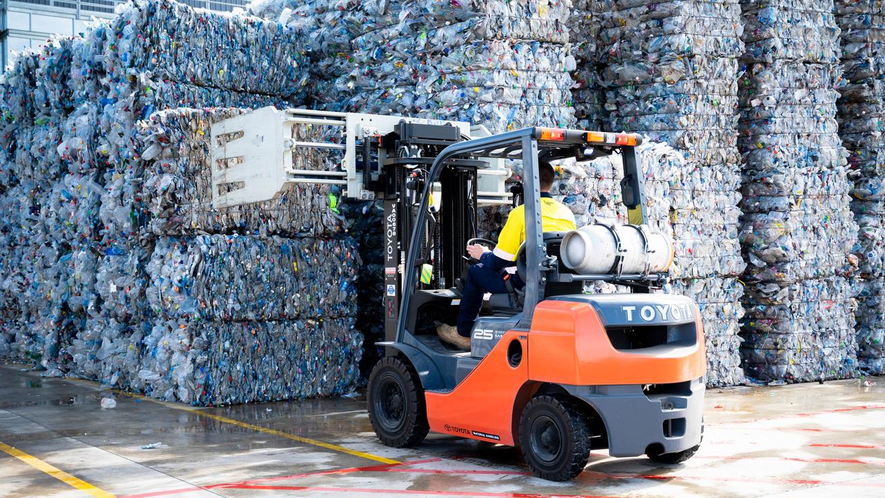 Recovered plastic (file)