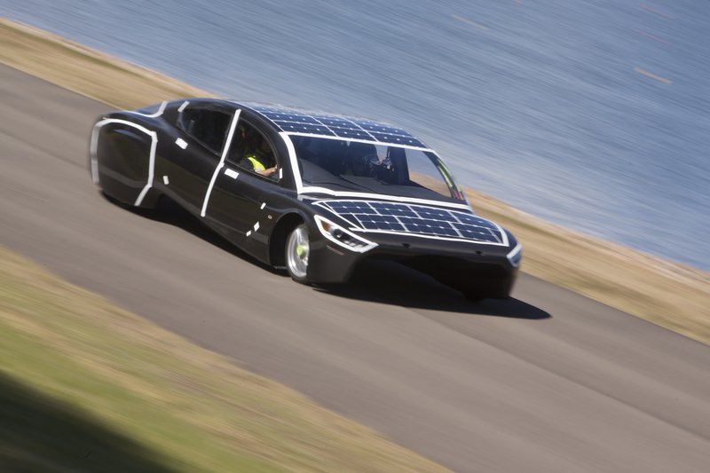 Violet the Sunswift Solar Car Display