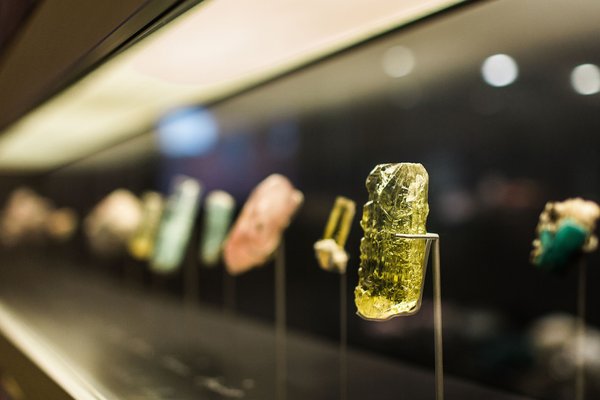 Gem crystal specimen, Beryl (heliodor) - Warren Somerville collection