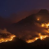 <i>2020 Australian Geographic Nature Photographer of the Year</i>
<p>Overall Winner: Border Fire Mt Barney by Ben Blanche