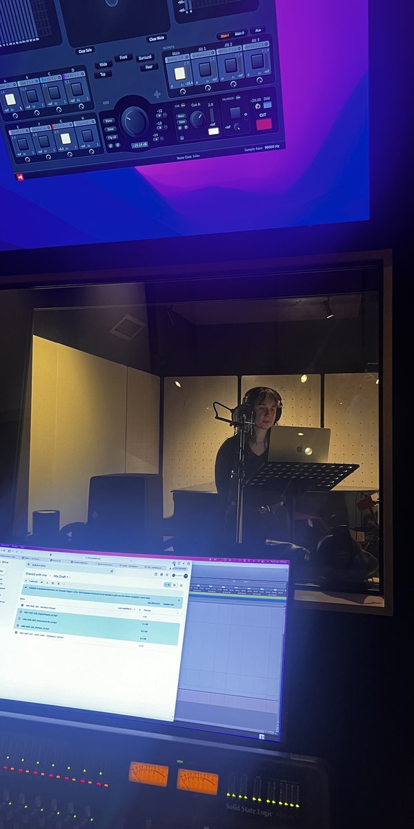 Nocturnal Worlds podcast studio recording