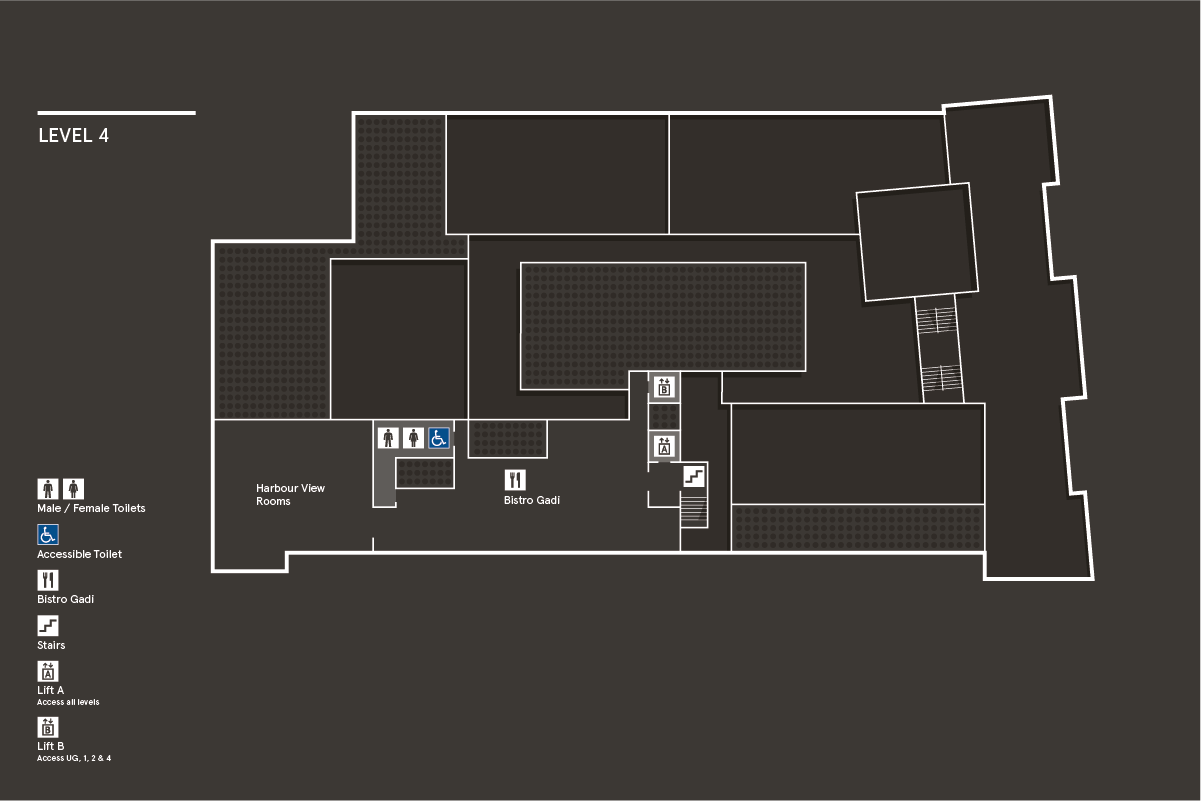 Australian Museum map of Level 4