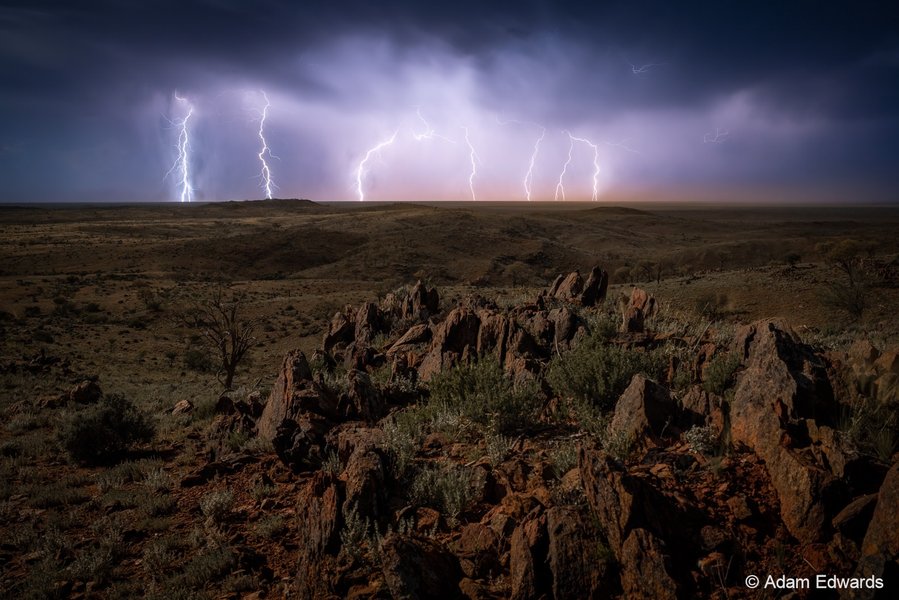 2023 AGNPY Runner Up Landscape: Moonlit Storm by Adam Edwards