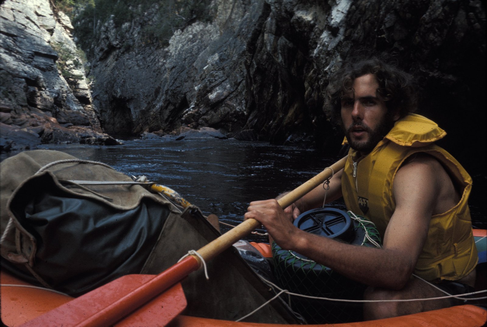 Bob Brown at the entrance to the Irenabyss