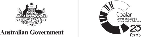 Council on Australia Latin America Relations (Coalar) 25 years logo - monochrome.