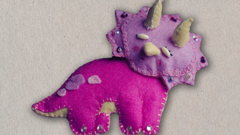 DIYnosaur Bag Charms