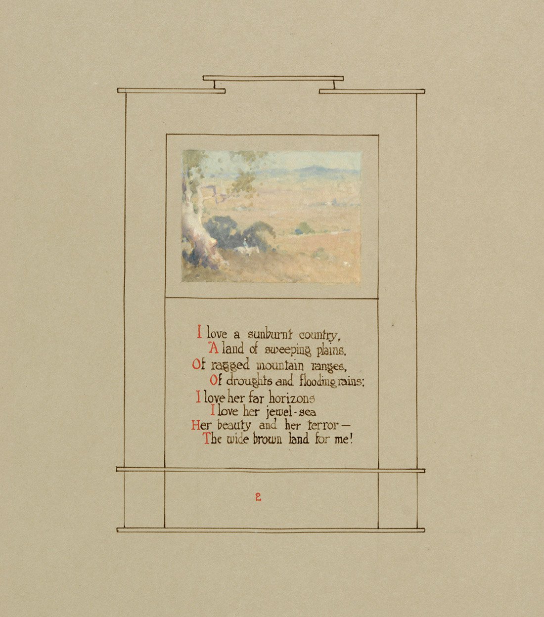 Dorothea Mackellars poem My Country