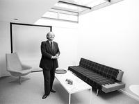 Glen Murcutt in his office