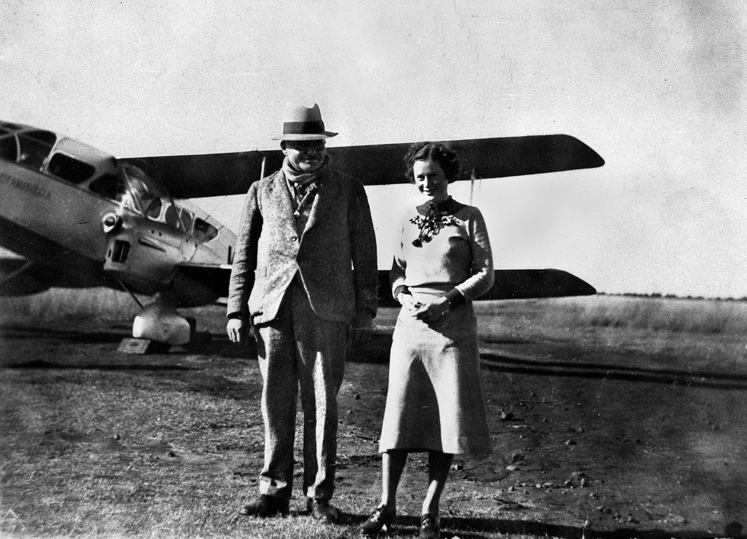 Nancy Bird Walton and businessman Harry Corones