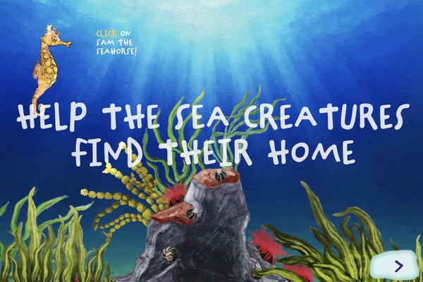 Help the sea creatures find their home