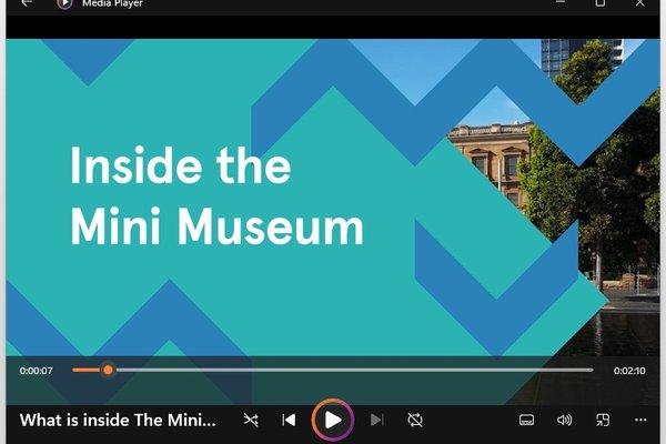 Inside the Mini Museum video