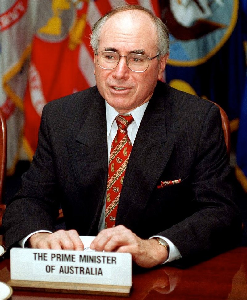 Prime Minister Howard at the pentagon