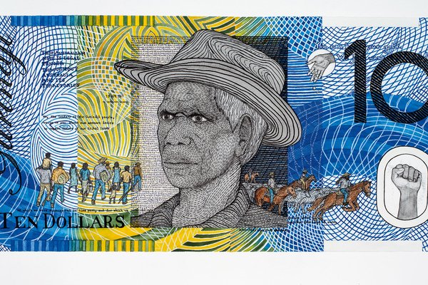 Vincent Lingiari am (1919-1988) Blood Money – Ten Dollar Note