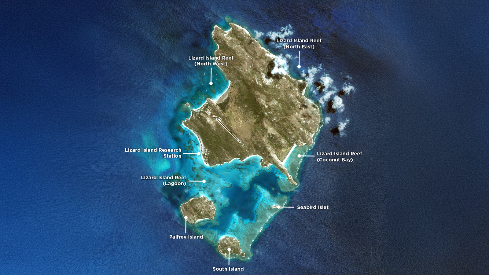 Map if Lizard Island
