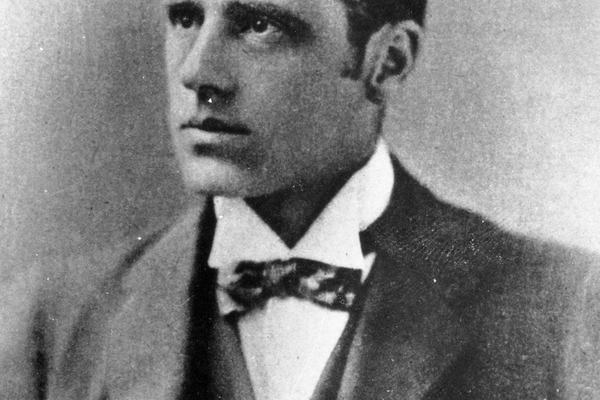 Portrait of Andrew ‘Banjo’ Paterson, ca. 1890.