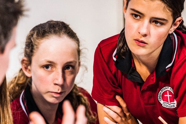 Students participating in education session at AM