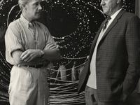 Sidney Nolan with writer Patrick White