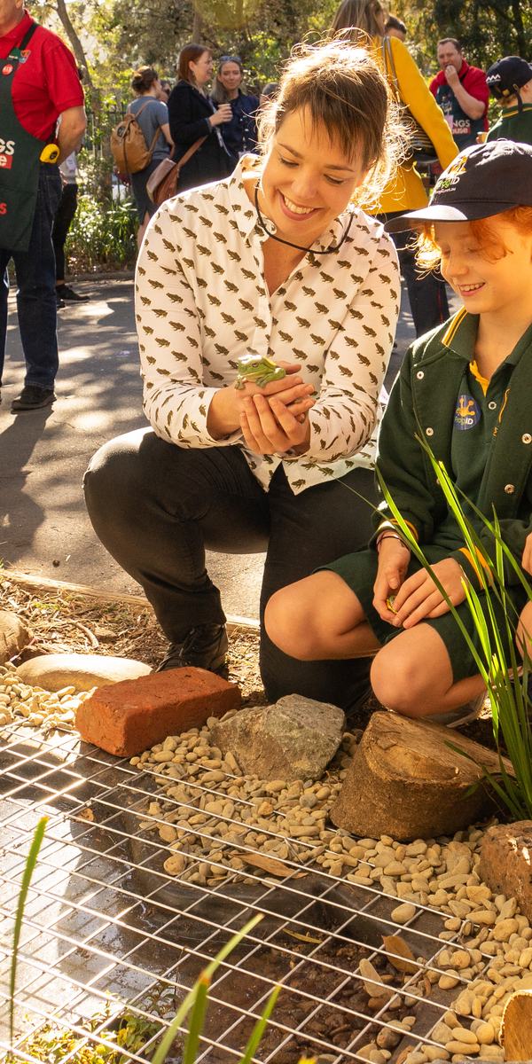 Frog Pond launch with Bunnings
