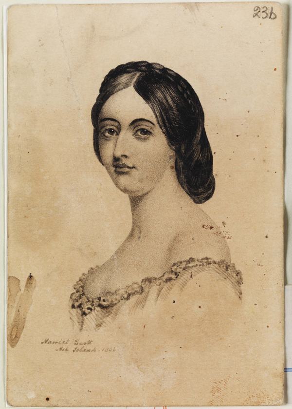 Harriet Scott, Ash Island 1856