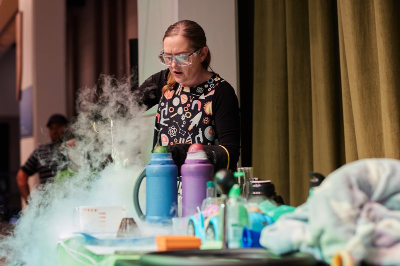 Spectacular Science shows at the Sydney Science Trail Community Day.