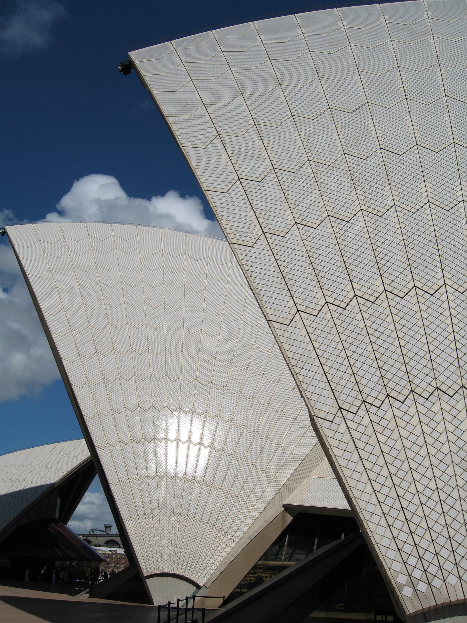 Close-up of the Sydney Opera House ‘sails’