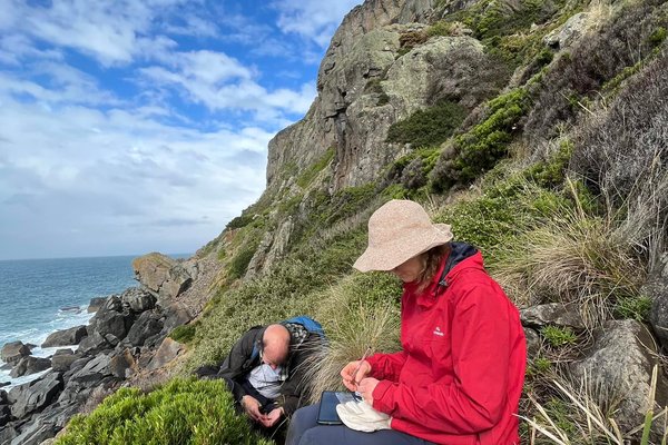 TAS labelling, Punctid collecting trip.